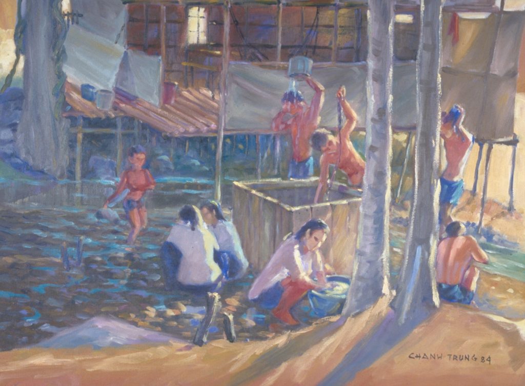 Peinture de Truong Chanh Trung, 1984.