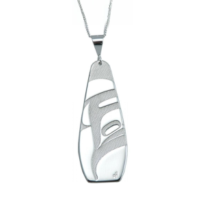 Killer Whale Silver Pewter Pendant by Corrine Hunt