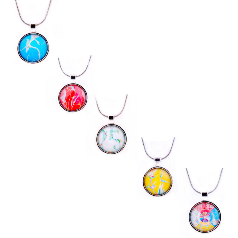 Alex Janvier Morning Star Pendant