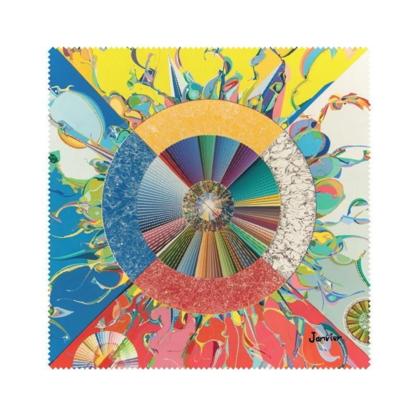 Alex Janvier Morning Star Microfiber Glass Cleaner