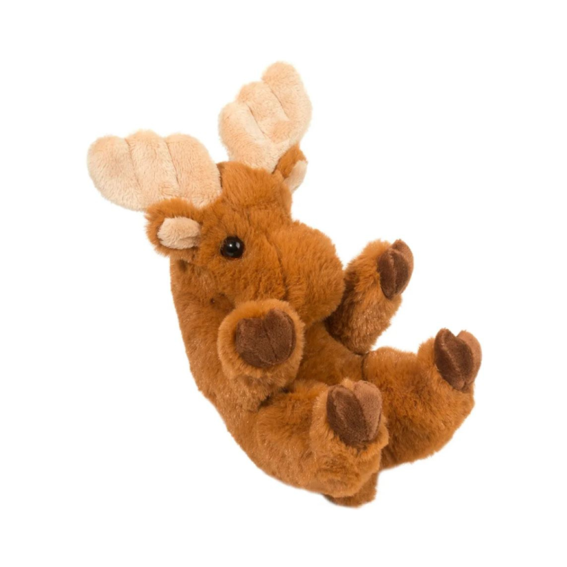 Soft toy for children baby moose plushie