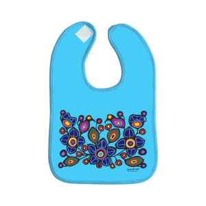 Norval Morrisseau Flowers and Birds Microfibre Bib