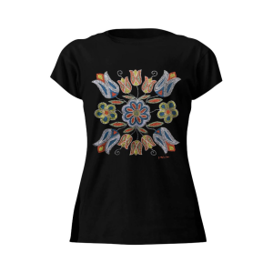 Deb Malcolm Silver Threads Ladies Tshirt