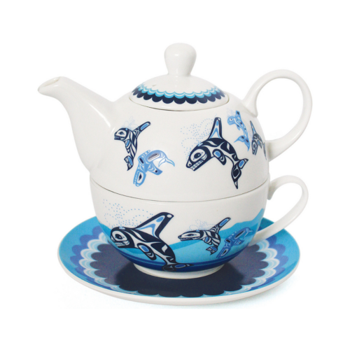 Tea For One Set - Orca Family by