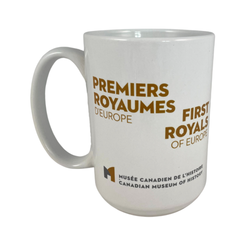 Exclusive mug of the First Royals of Europe exhibition.