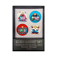 Mark Nadjiwan's glass magnet set