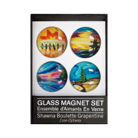 's glass magnet set