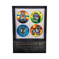 's glass magnet set