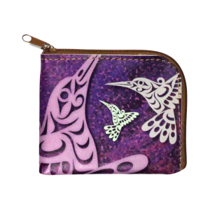 Hummingbird coin purse by