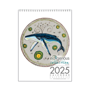 2025 wall calendar by indigenous artist 
Alan Silyboy