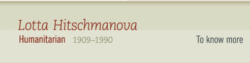 Lotta Hitschmanova, 1909-1990 Humanitarian - To Know More 