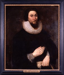 Portrait de John Winthrop, peint vers 1630-1691, artiste anonyme