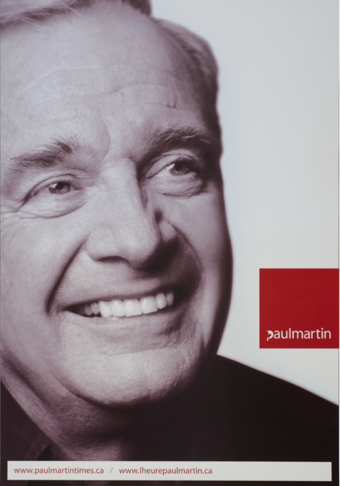 Affiche de la campagne de Paul Martin à la course à la direction du Parti libéral du Canada