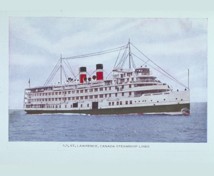 Le bateau de croisière St. Lawrence de la Canada Steamship Lines